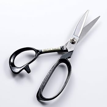 はなばさみ Amazon.co.jp: 細工鋏 190mm 青紙スーパー鋼 (手袋鋏 皮切り鋏